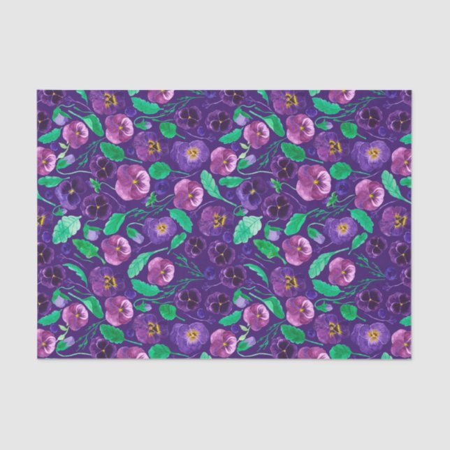 Papier Mousseline Papier de tissus entièrement mauve (Recto)