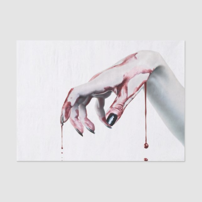 Papier Mousseline Papier de tissus Envelopper le vampire de sang gou (Recto)