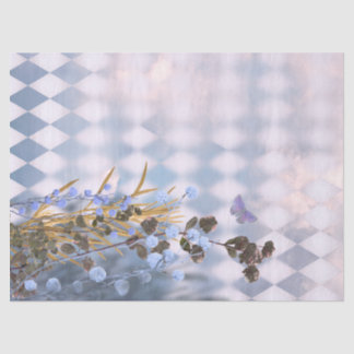 Papier Mousseline Papier de tissus Ethereal Bloomscape Decoupage