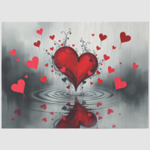 Papier Mousseline Papier de tissus gothique Abstrait romantique