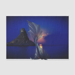 Papier Mousseline Papier de tissus Mermaid