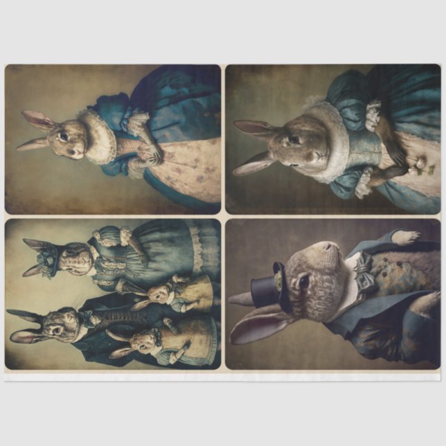 Papier Mousseline Papier de tissus pour lapin pour hommes et femmes (Recto)