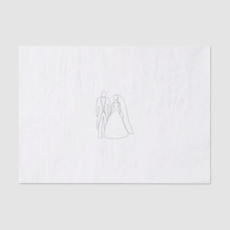 Papier Mousseline Papier de tissus pour Mariage ou douche