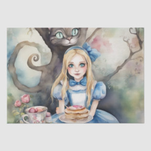 Papier Mousseline Papier découpage couleur aquarelle Wonderland