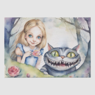 Papier Mousseline Papier découpage couleur aquarelle Wonderland