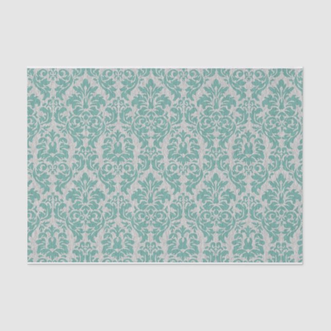 Papier Mousseline Papier en tissu Damask (Recto)