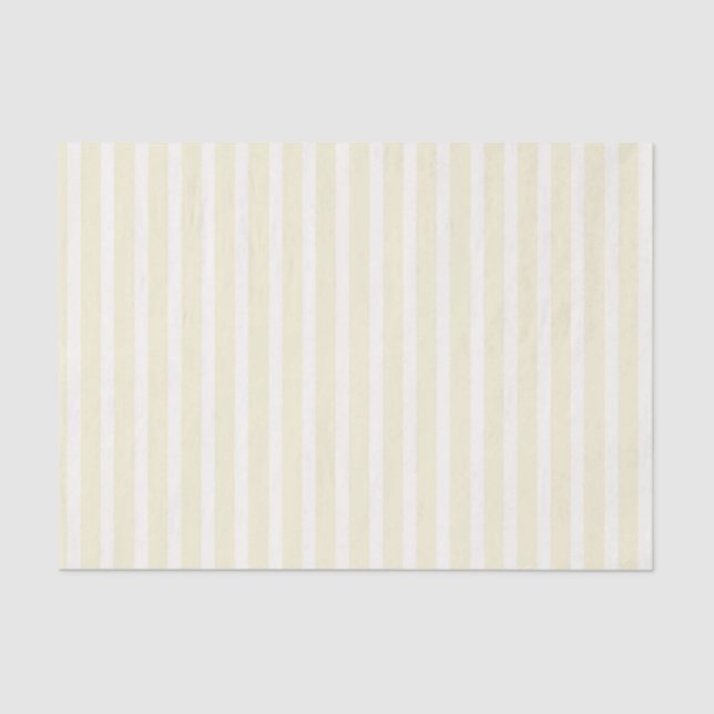 PAPIER MOUSSELINE PAPIER EN TISSU JAUNE STRIPÉ (Recto)