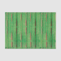 PAPIER EN TISSU VERT MOTIF EN BOIS JAPONAIS