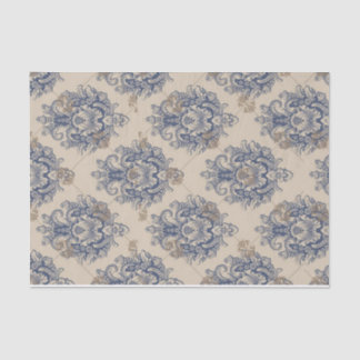 Papier Mousseline Papier Ephémère Motif Vintage baroque