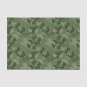 Papier Mousseline papier motif pour bébé garçon vert camo