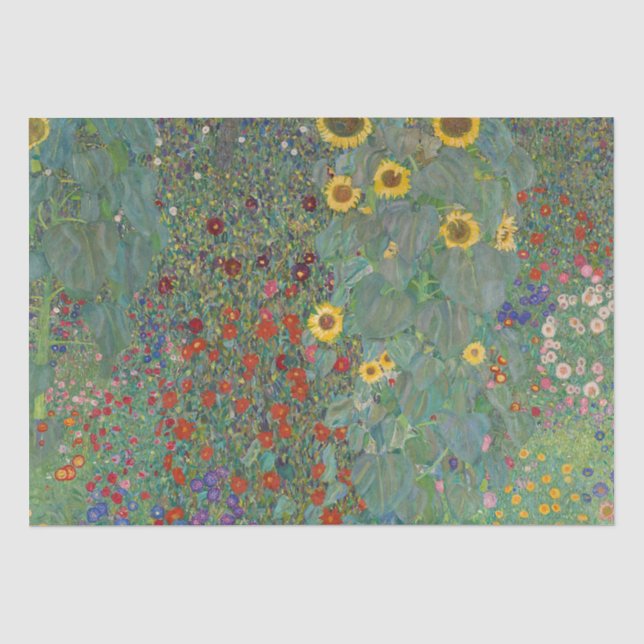 PAPIER MOUSSELINE PAPIER MOUSSELINE: GUSTAV KLIMT : JARDIN AGRICOLE (Recto)