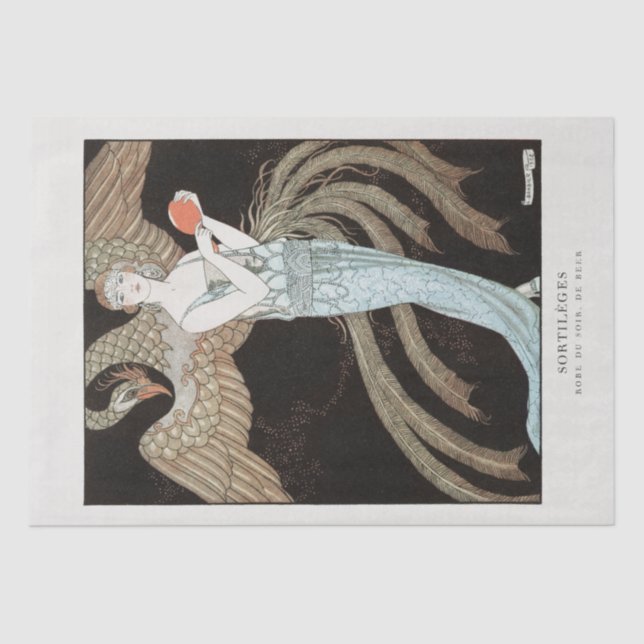 PAPIER MOUSSELINE PAPIER MOUSSELINE: POSTER VINTAGE : GEORGE BARBIER (Recto)