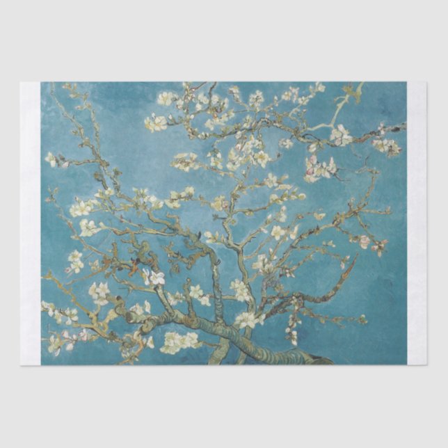 Papier Mousseline PAPIER MOUSSELINE: VINCENT Van Gogh : ALMOND BLOSS (Recto)