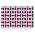 Papier noir rose arlequin Tissu ou découpage