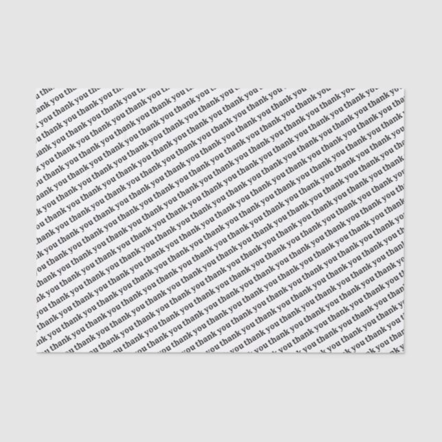 Papier Mousseline Papier papier Merci (Recto)