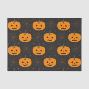 Papier Mousseline Papier papier Motif Citrouille d'Halloween