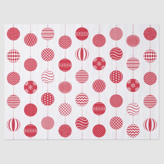 Papier Mousseline Papier papier papier papier Motif à bille rouge de (Recto)
