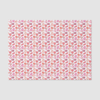 Papier Mousseline Papier papier papier papier tissu à lèvres Kiss