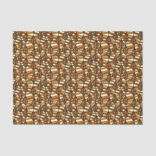 Papier Mousseline Papier papier papier retro automne (Recto)