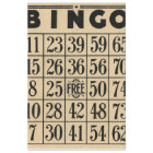 Papier papier pour carte de bingo