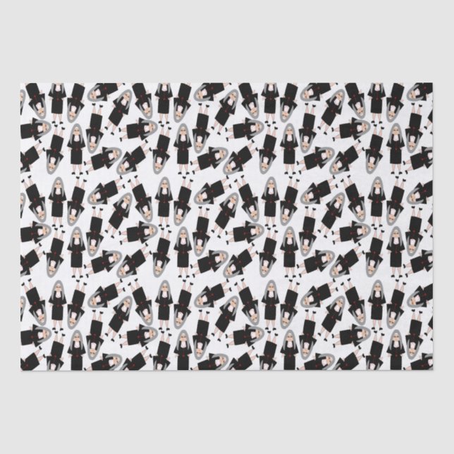 Papier Mousseline Papier papier sur papier sur les habitudes noires  (Recto)