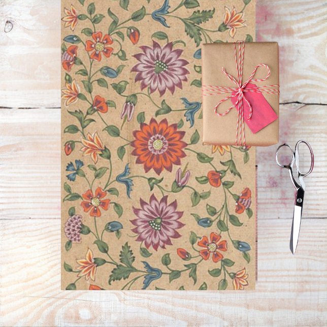 Papier Mousseline Papier papier tissu d'élégance florale (Créateur téléchargé)