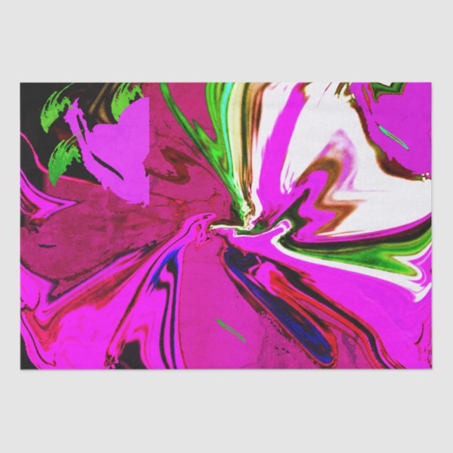 Papier Mousseline Papier papier Tissu Designer Purple Art Tissu Papi (Recto)