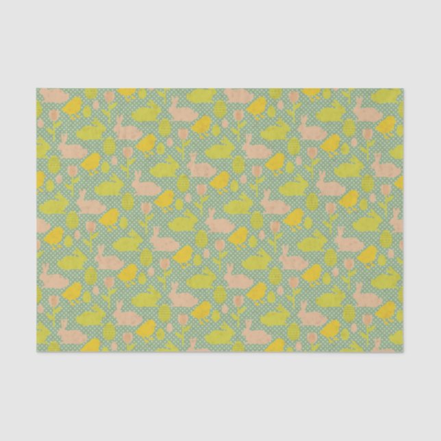 Papier Mousseline Papier peint de Pâques (Recto)