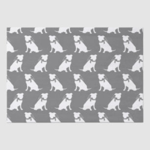 Papier Mousseline Papier Pitbulle Pitbulle Pit Bull Chien Chien Chie