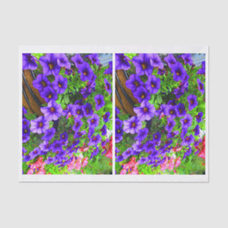 Papier Mousseline Papier pourpre de Decoupage de bouteille de