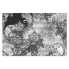 Papier Tissu À LACE NOIRE