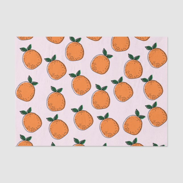 Papier Mousseline Papier Tissu À Oranges Cuites (Recto)