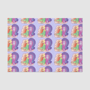 Papier Mousseline Papier Tissu Angel Love