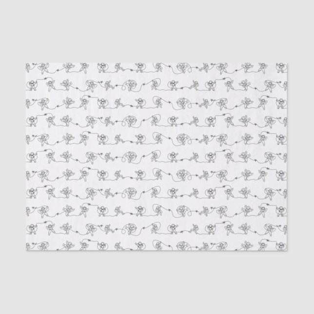 Papier Mousseline Papier Tissu Astronaut (Recto)