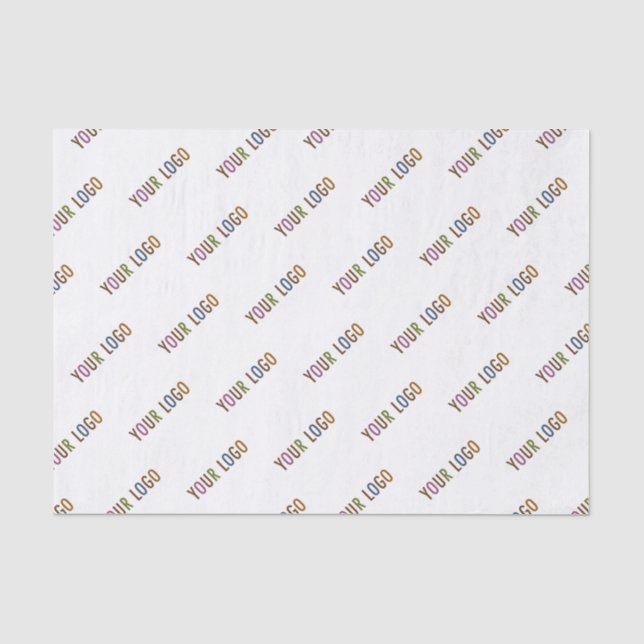 Papier Mousseline Papier Tissu Blanc avec logo de l'entreprise Impre (Recto)