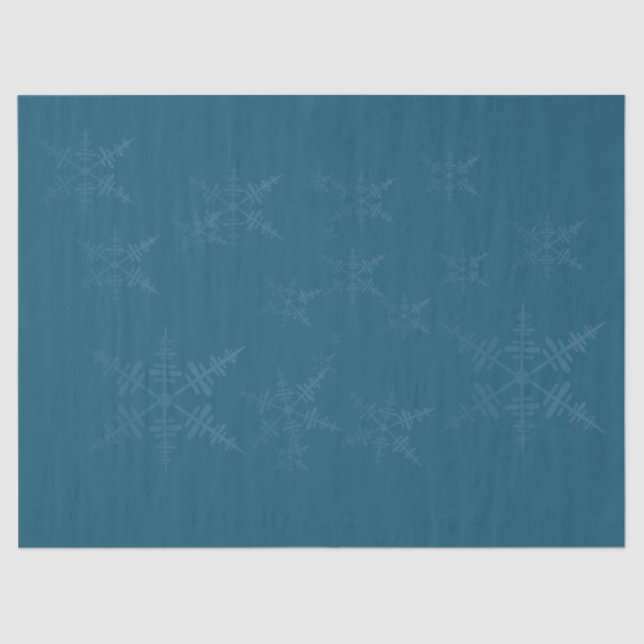 Papier Mousseline Papier Tissu Bleu foncé (Recto)