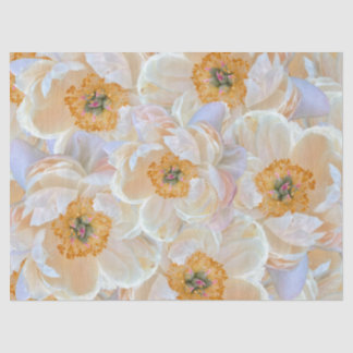 Papier Mousseline Papier Tissu Blush Peony
