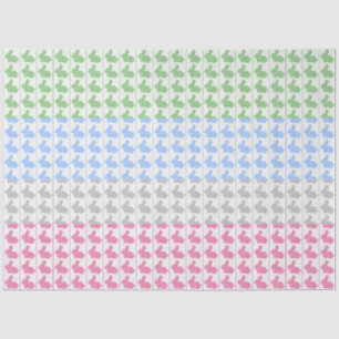 Papier Mousseline Papier Tissu Bunny Pastel de Pâques