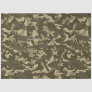 Papier Mousseline Papier Tissu Camouflage Central