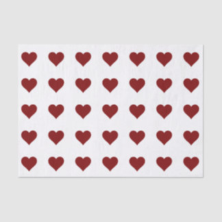 Papier Mousseline Papier Tissu CARDIAQUE ROUGE