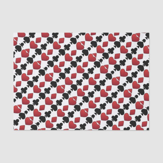 Papier Mousseline Papier Tissu Casino (Recto)