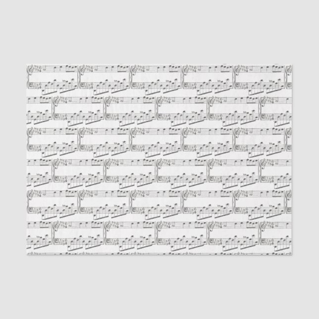Papier Mousseline Papier Tissu Chopin vintage (Recto)