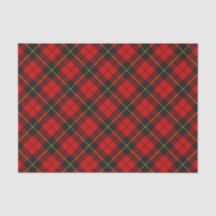 Papier Mousseline Papier Tissu Clan Wallace Tartan