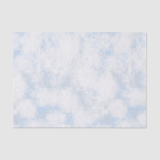 Papier Mousseline Papier Tissu Clouds & Ciel Blanc