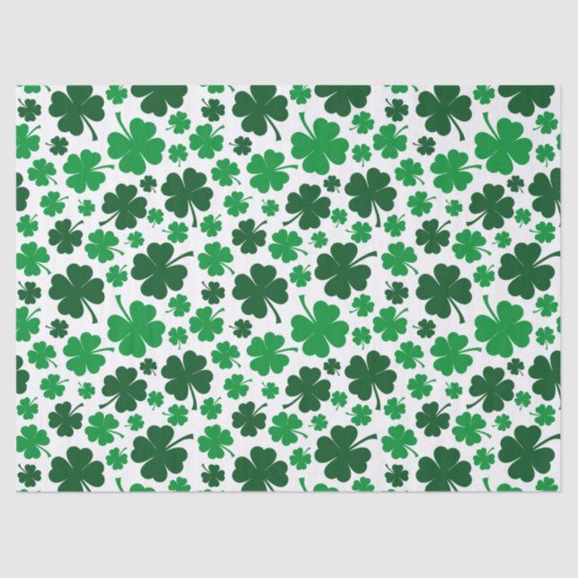 Papier Mousseline Papier Tissu Clover (Recto)