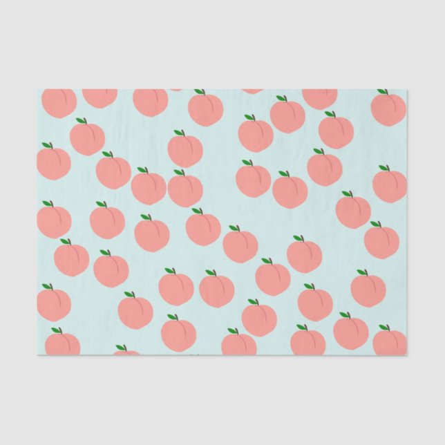 Papier Mousseline Papier Tissu Cube Peach (Recto)