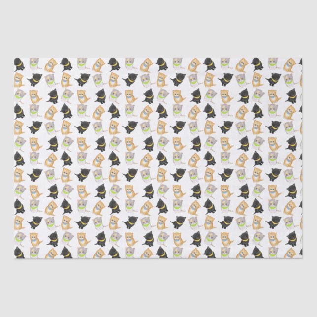 Papier Mousseline Papier tissu Cute kittens (Recto)