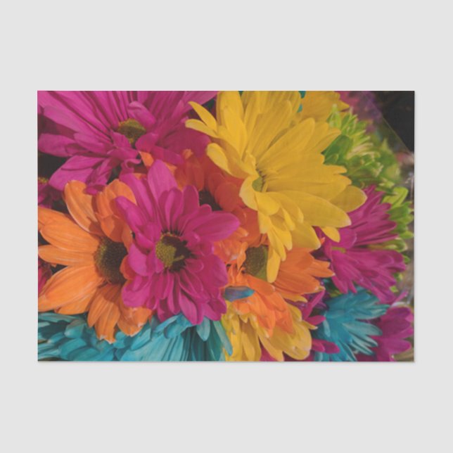 Papier Mousseline Papier Tissu Daisy (Recto)