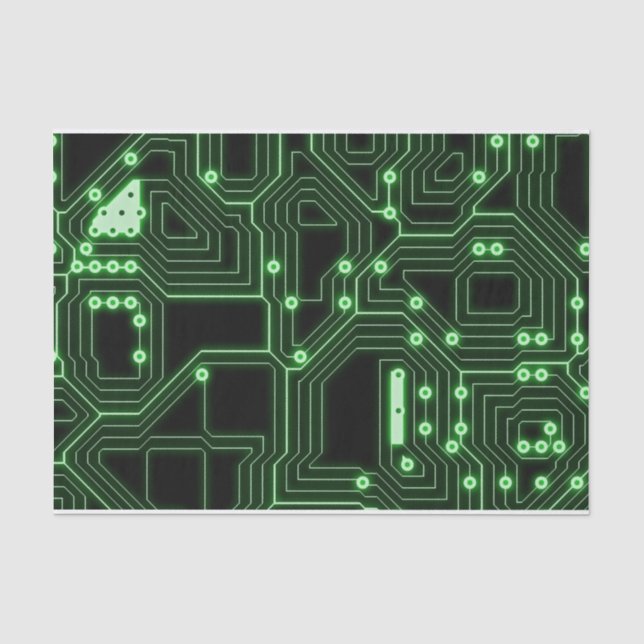 Papier Mousseline papier tissu de carte de circuit (Recto)