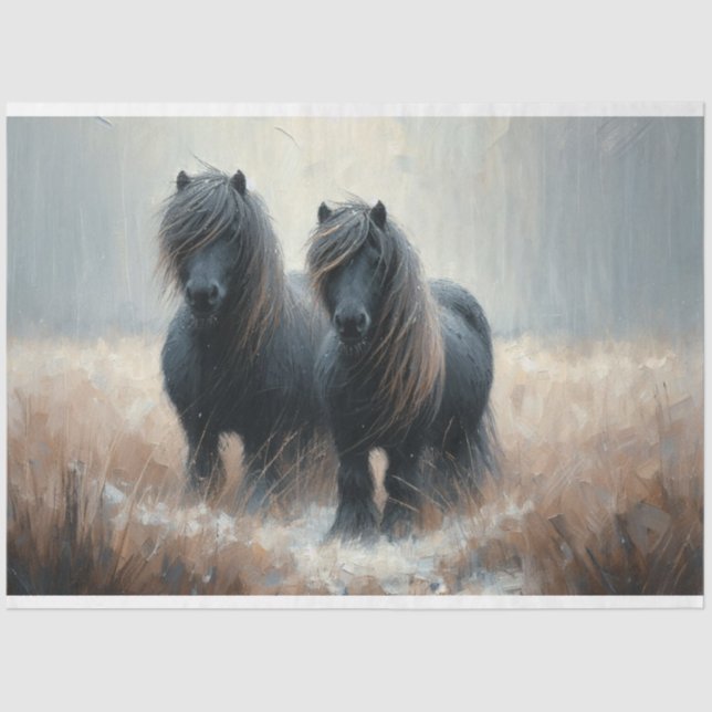 Papier Mousseline Papier Tissu De Découpage De Temps D'Hiver De Shet (Recto)